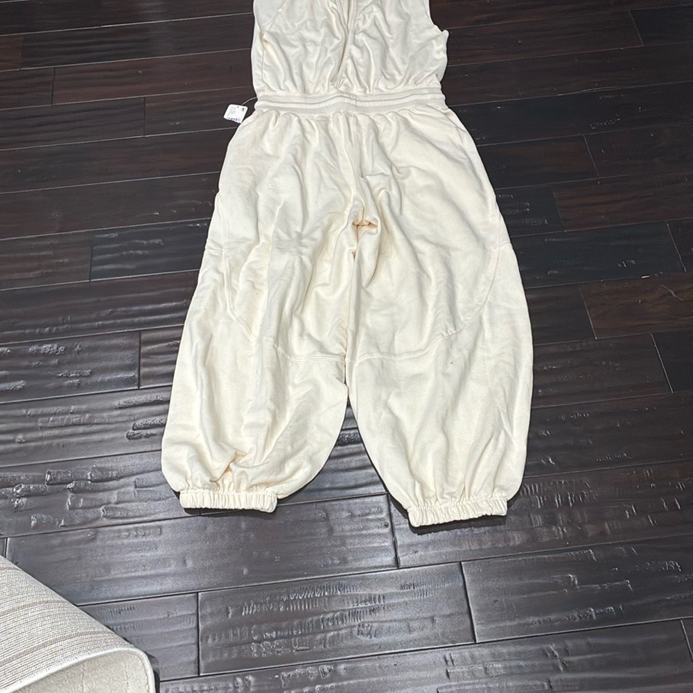 FP Movement by Free People Cream Jumpsuit